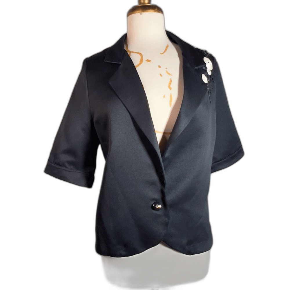 Ellen-D Kollection Blouse Size M 80's Vintage Mob Wife Energy Corporate Chic